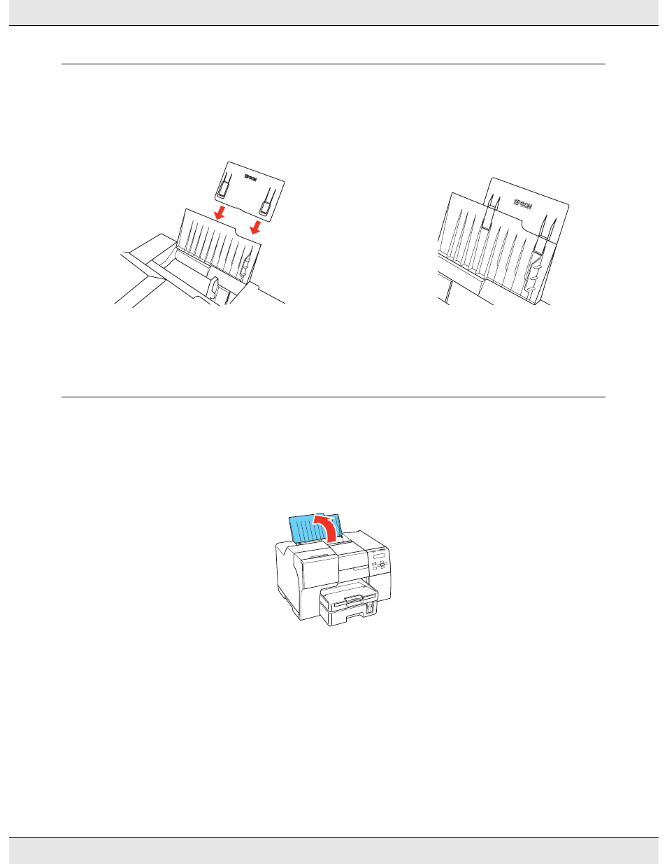 Using the optional legal-size paper support, Loading envelopes | Epson B 310N User Manual | Page 26 / 190