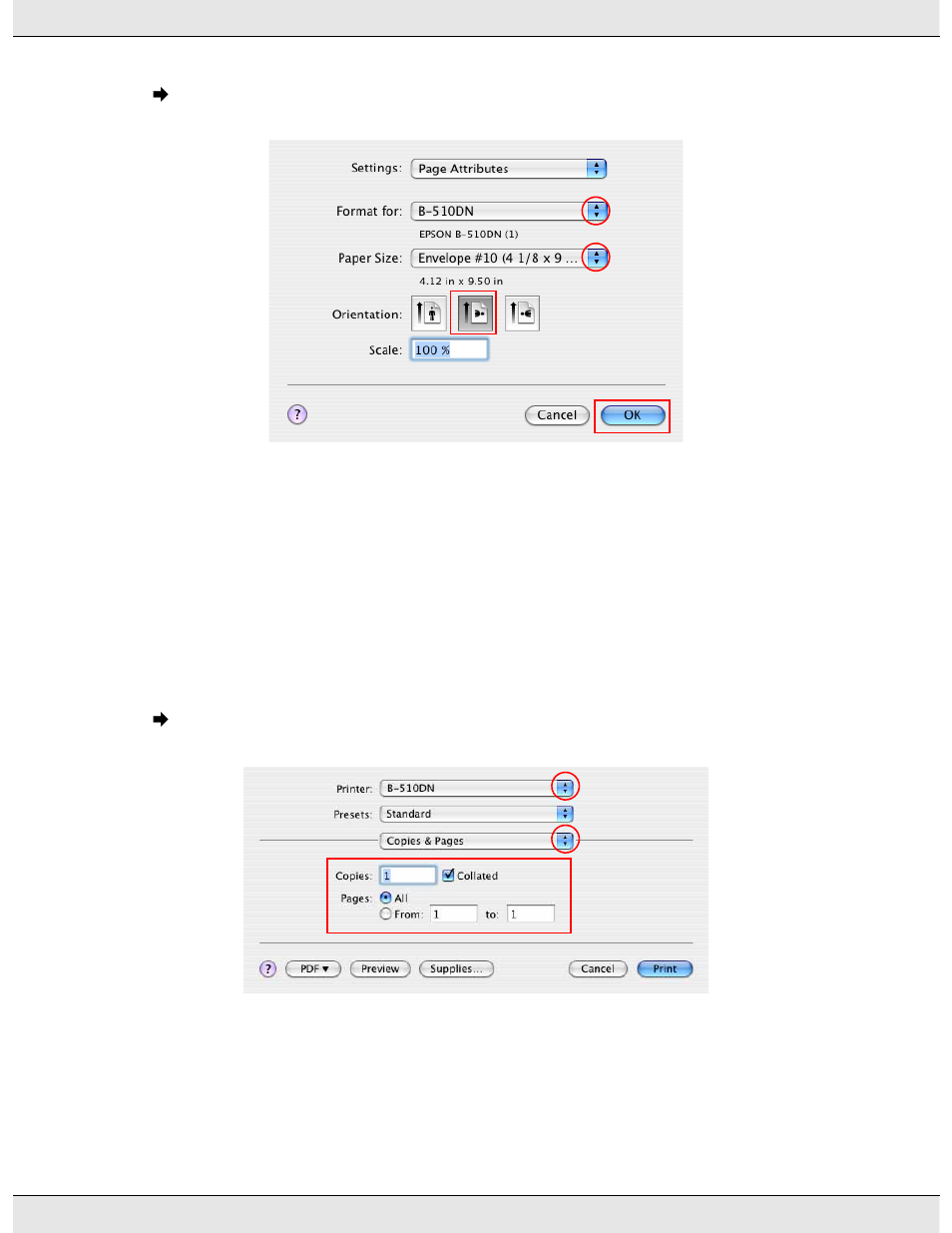 Epson B 310N User Manual | Page 47 / 190