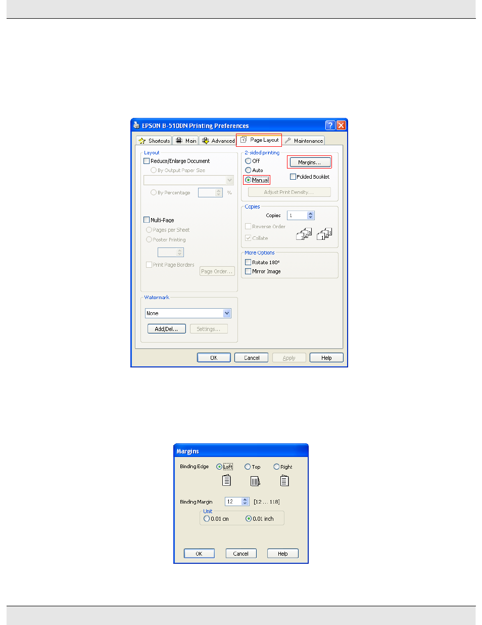 Epson B 310N User Manual | Page 60 / 190