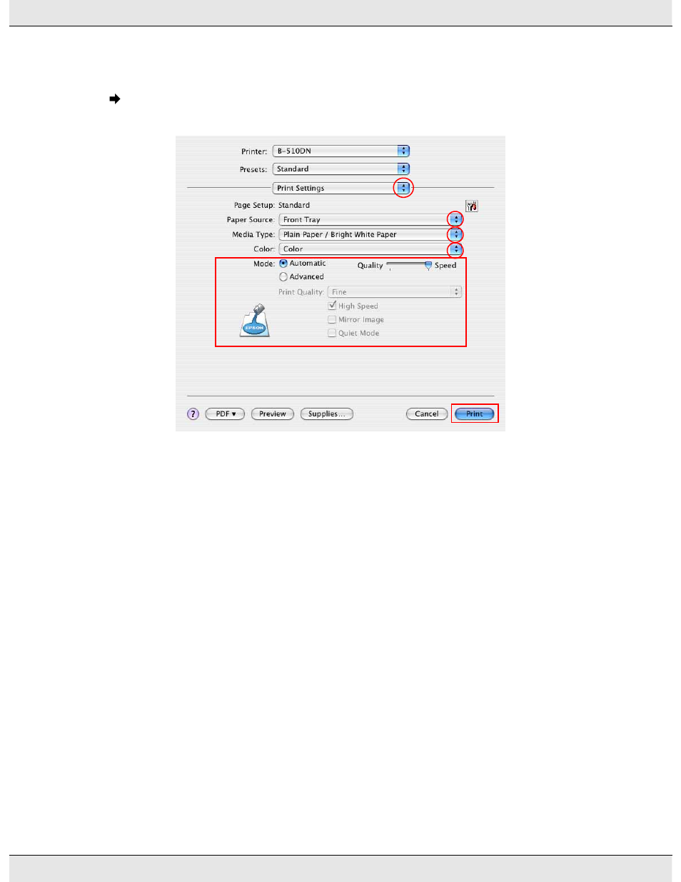 Epson B 310N User Manual | Page 68 / 190