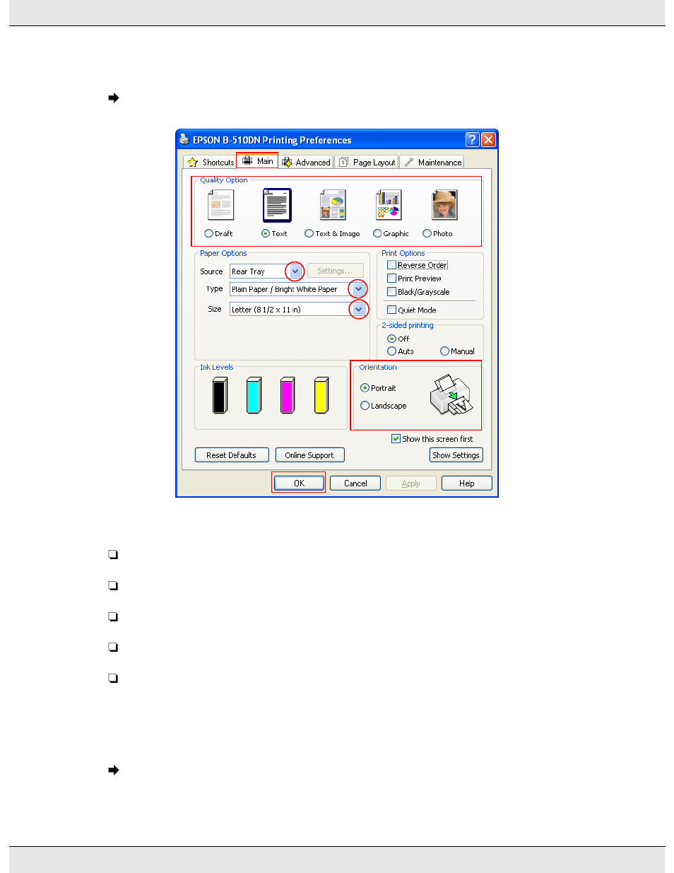 Epson B 310N User Manual | Page 70 / 190