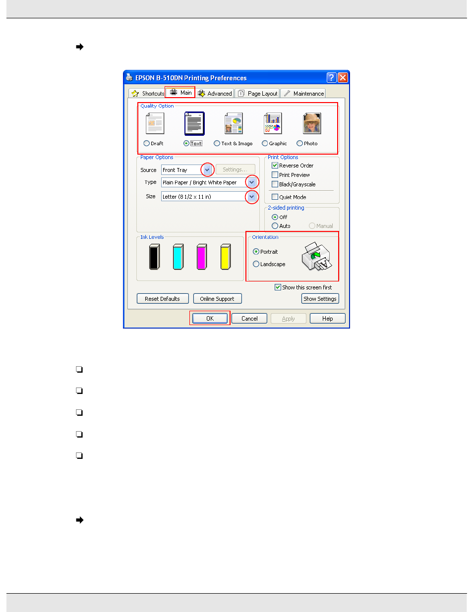 Epson B 310N User Manual | Page 74 / 190