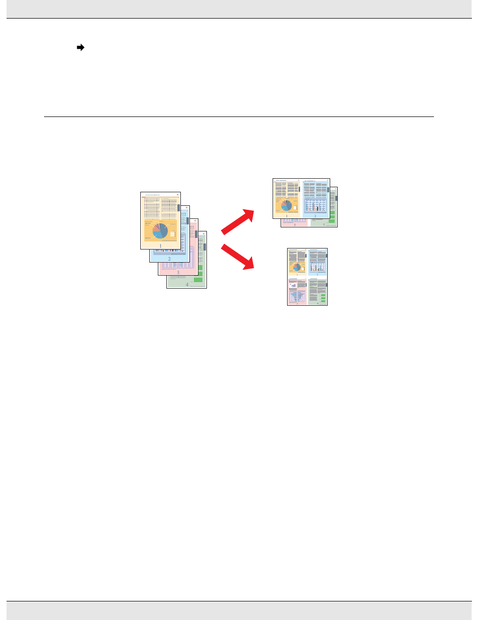 Printer settings for windows, Pages per sheet printing | Epson B 310N User Manual | Page 81 / 190