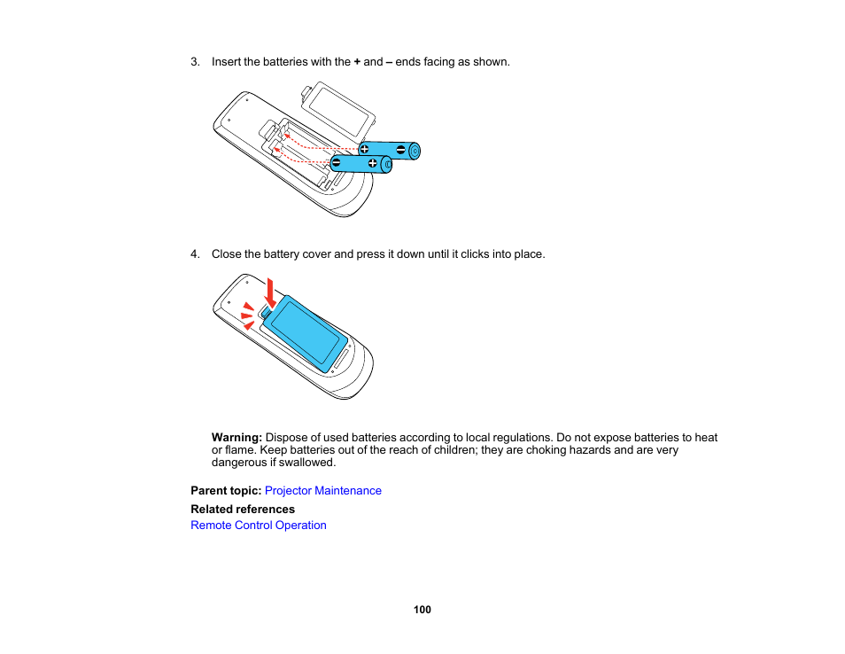 Epson EX3210 User Manual | Page 100 / 171