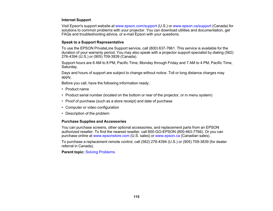Epson EX3210 User Manual | Page 115 / 171