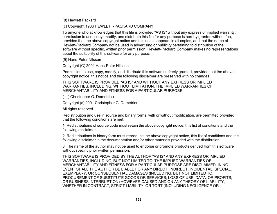Epson EX3210 User Manual | Page 158 / 171