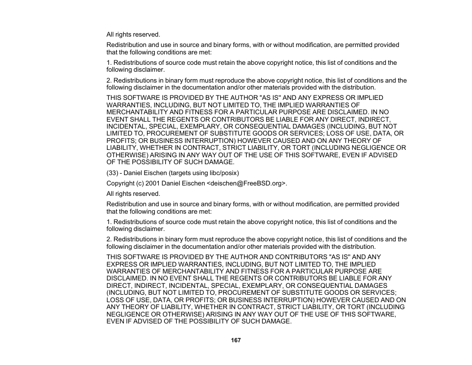 Epson EX3210 User Manual | Page 167 / 171