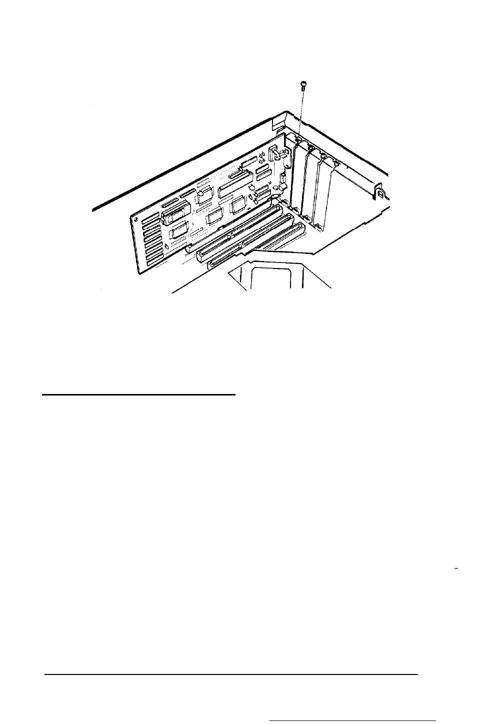 Removing an option card | Epson EQUITY 386SX/16 PLUS User Manual | Page 100 / 261