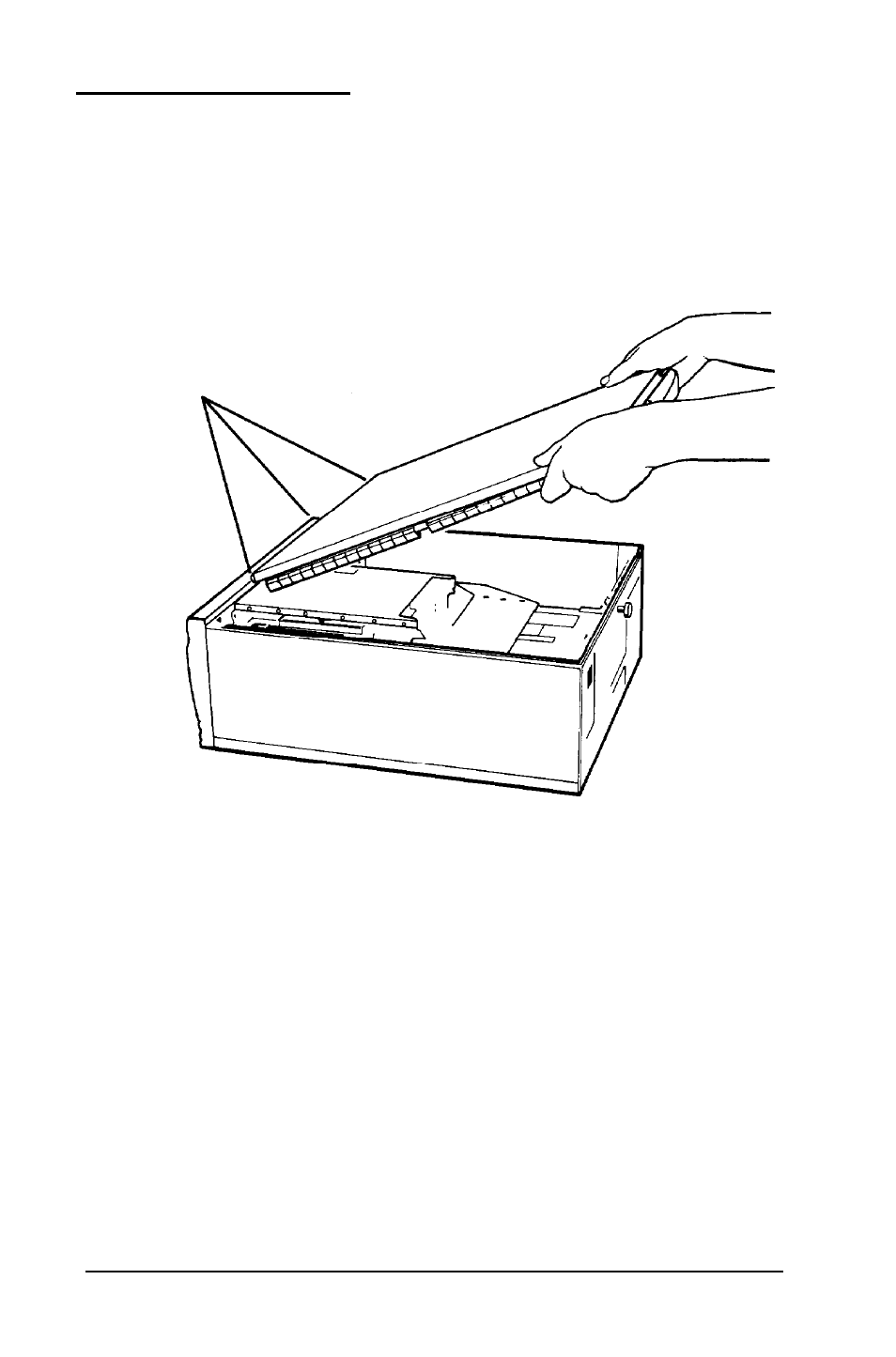 Replacing the cover | Epson EQUITY 386SX/16 PLUS User Manual | Page 124 / 261