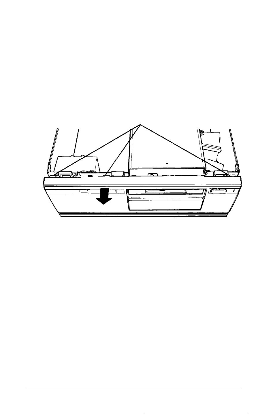 Removing the subassembly, B-28 | Epson EQUITY 386SX/16 PLUS User Manual | Page 162 / 261