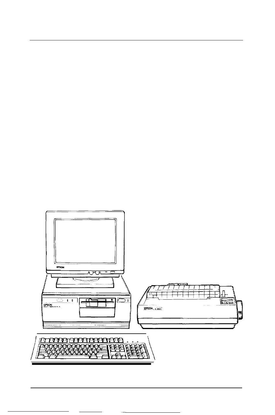 Chap 1-setting up your system, Choosing a location, Setting up your system | Chapter 1 | Epson EQUITY 386SX/16 PLUS User Manual | Page 17 / 261