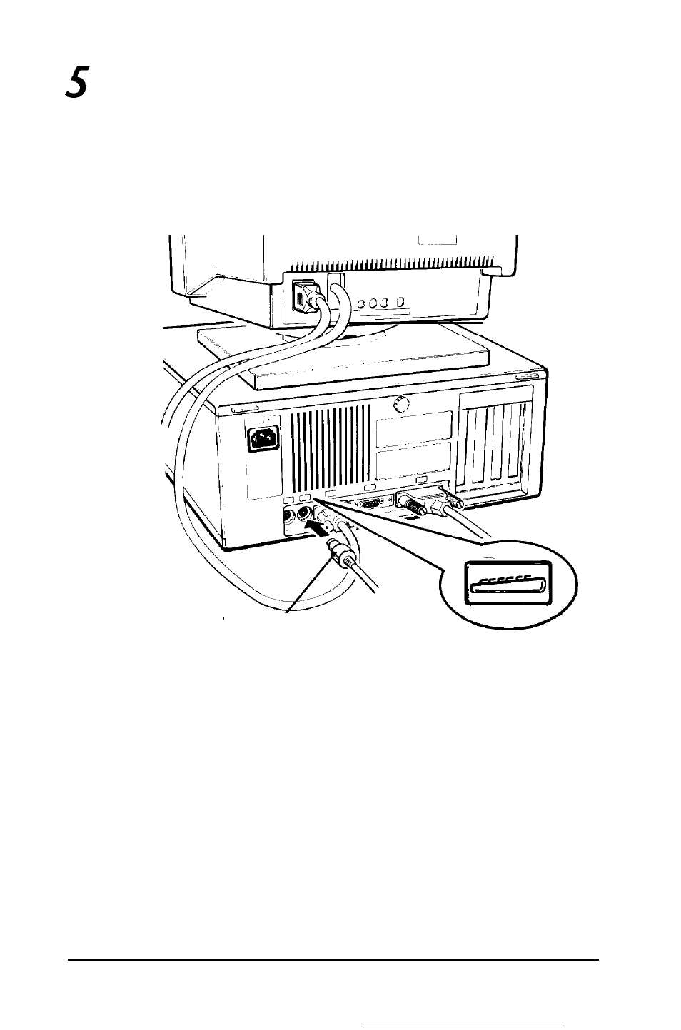 Connecting the keyboard | Epson EQUITY 386SX/16 PLUS User Manual | Page 28 / 261