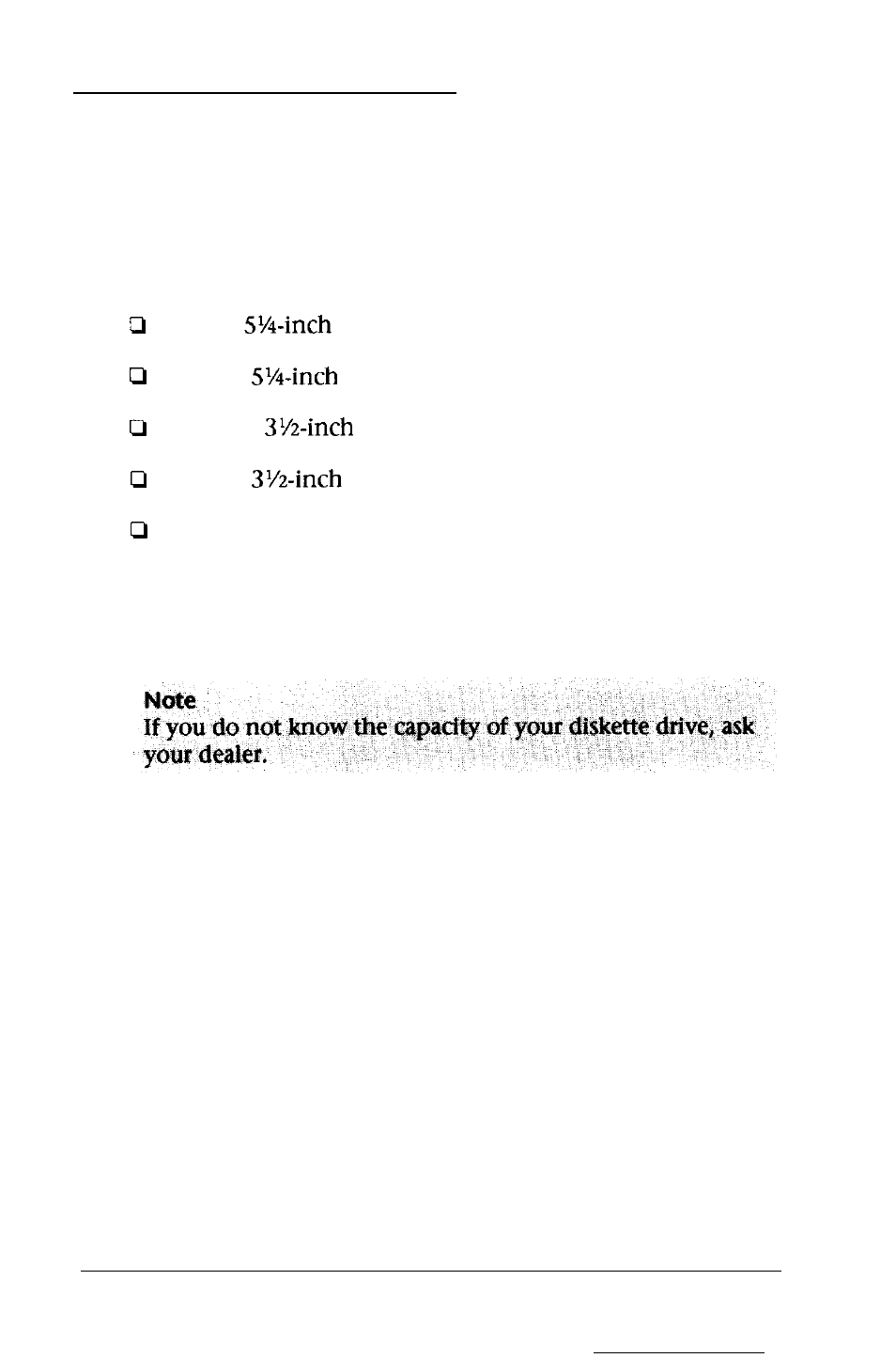 Setting the diskette drive(s) | Epson EQUITY 386SX/16 PLUS User Manual | Page 38 / 261