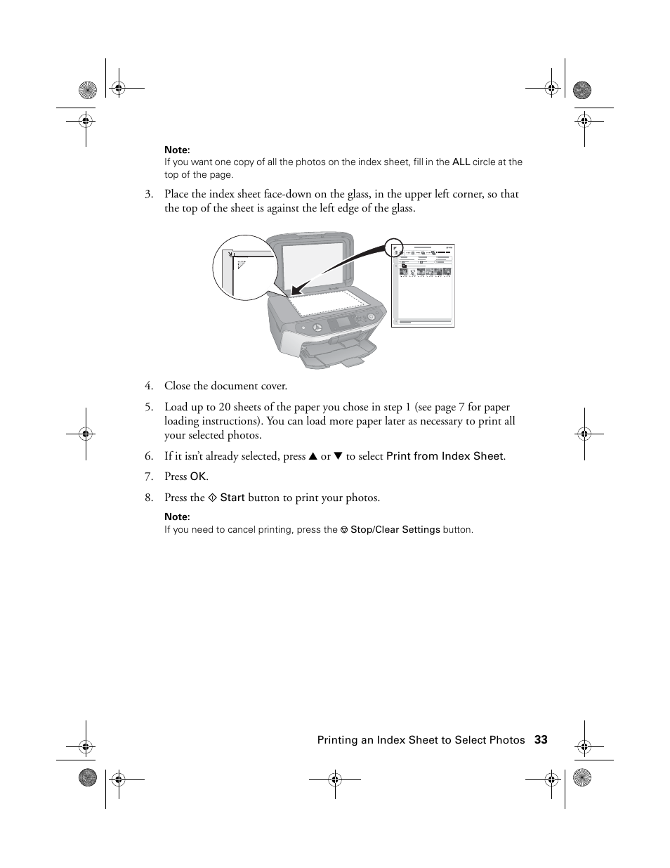Epson Stylus Photo RX580 User Manual | Page 33 / 95