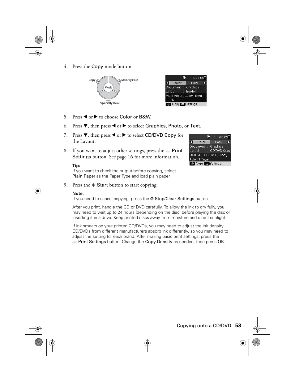 Epson Stylus Photo RX580 User Manual | Page 53 / 95