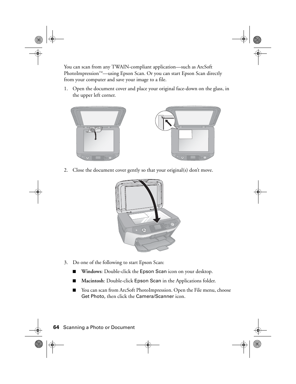 Epson Stylus Photo RX580 User Manual | Page 64 / 95