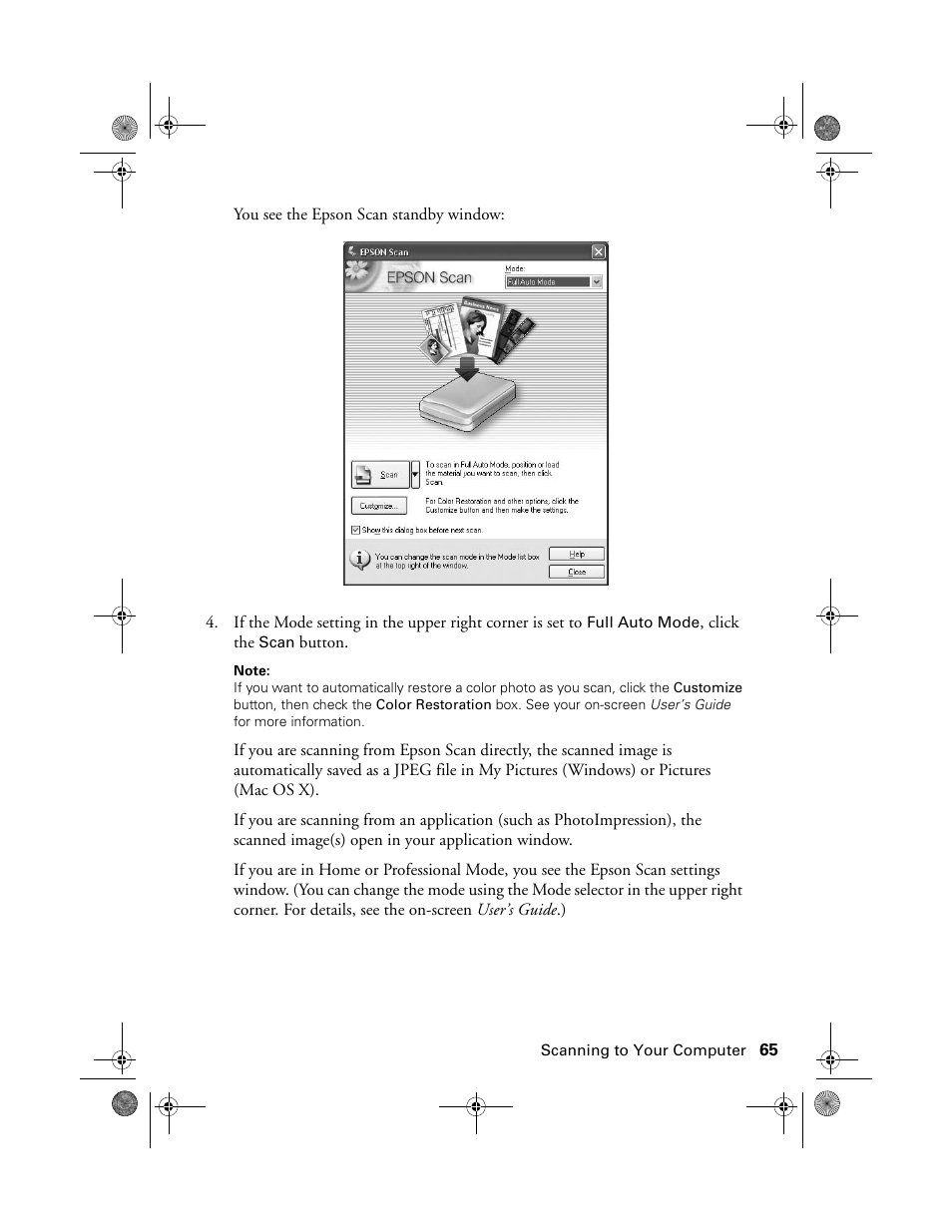 Epson Stylus Photo RX580 User Manual | Page 65 / 95