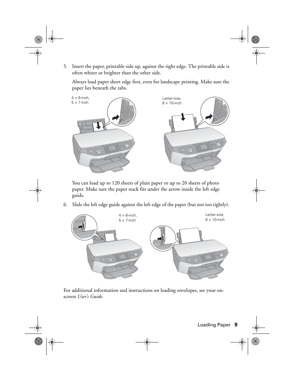 Epson Stylus Photo RX580 User Manual | Page 9 / 95