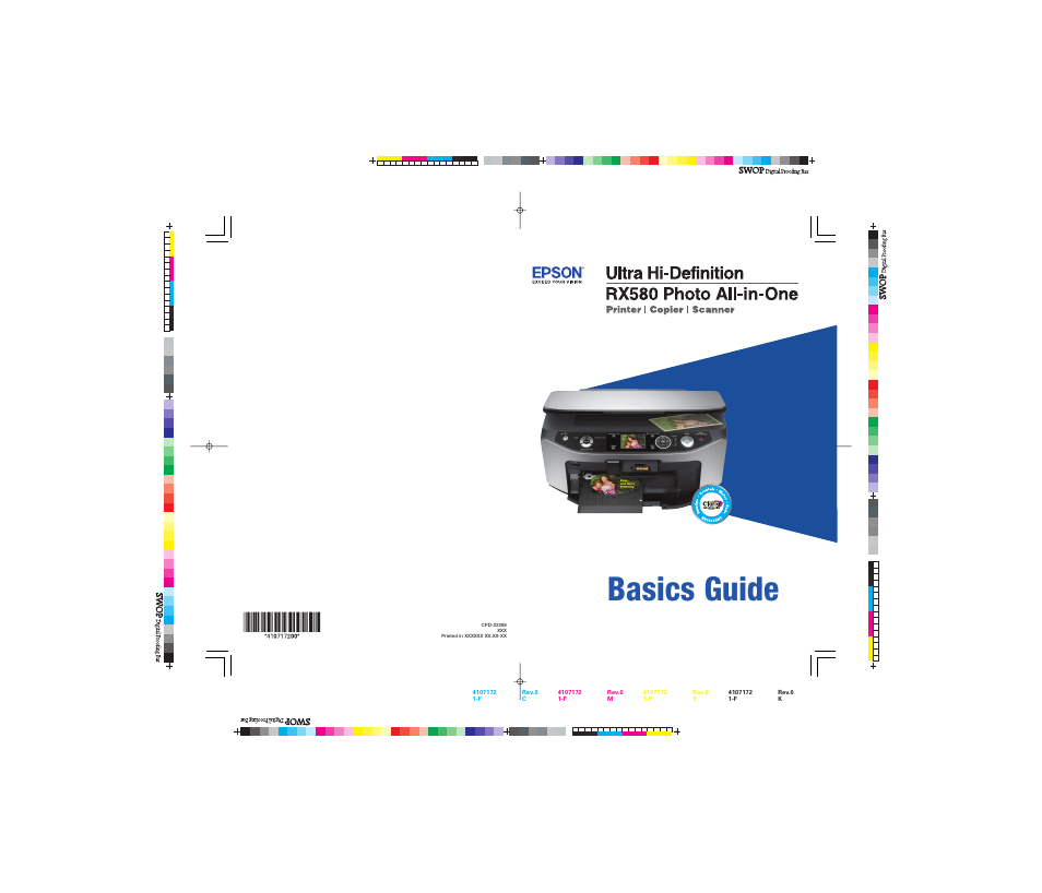 Basics guide | Epson Stylus Photo RX580 User Manual | Page 95 / 95