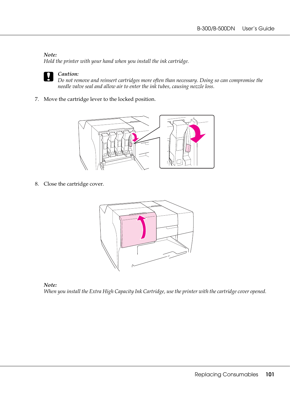 Epson B 500DN User Manual | Page 101 / 168