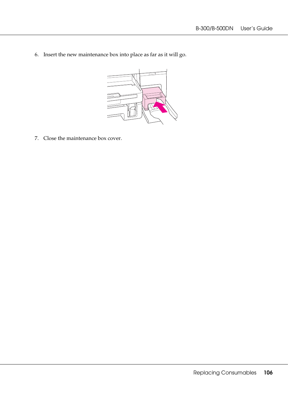 Epson B 500DN User Manual | Page 106 / 168
