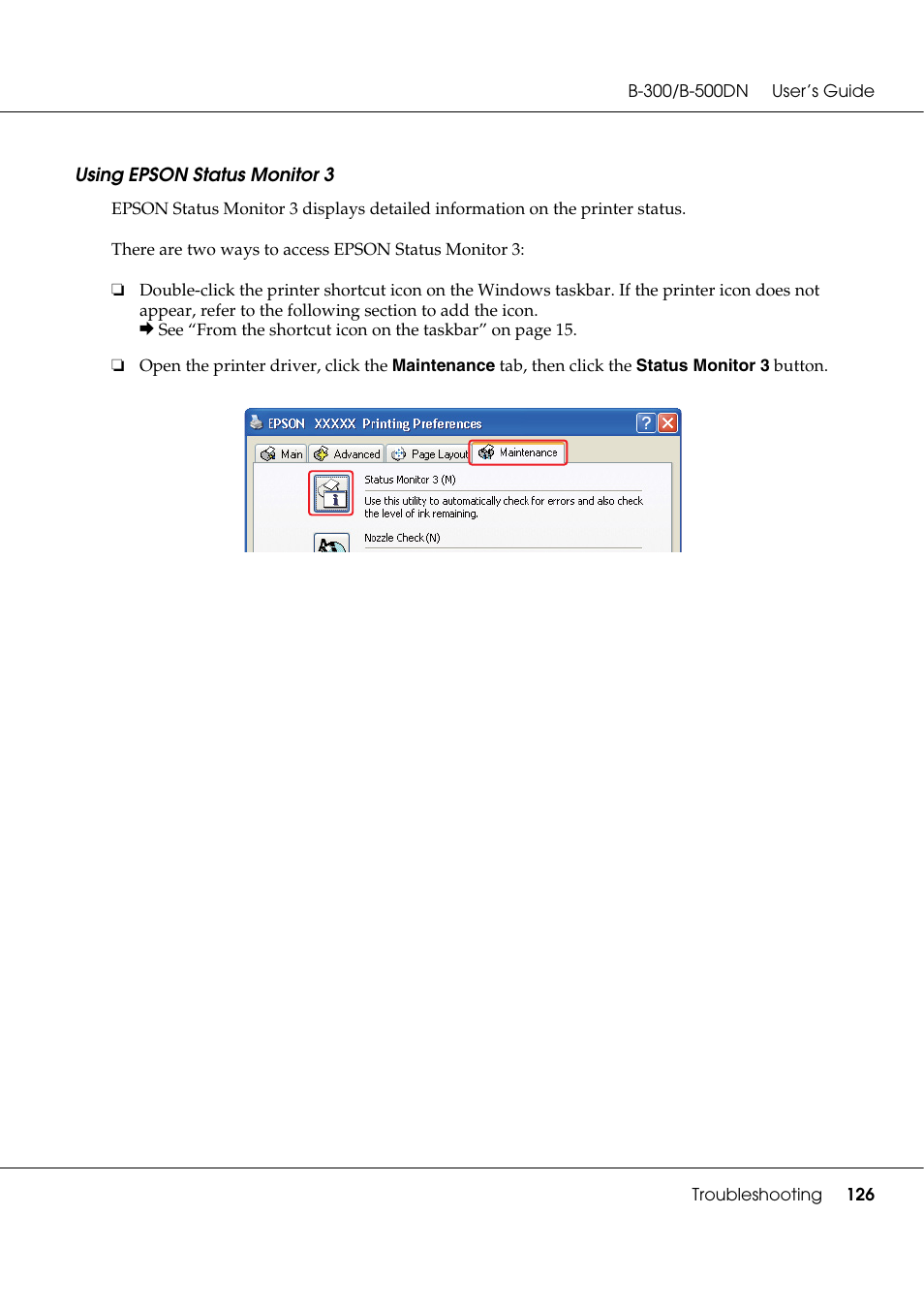 Epson B 500DN User Manual | Page 126 / 168