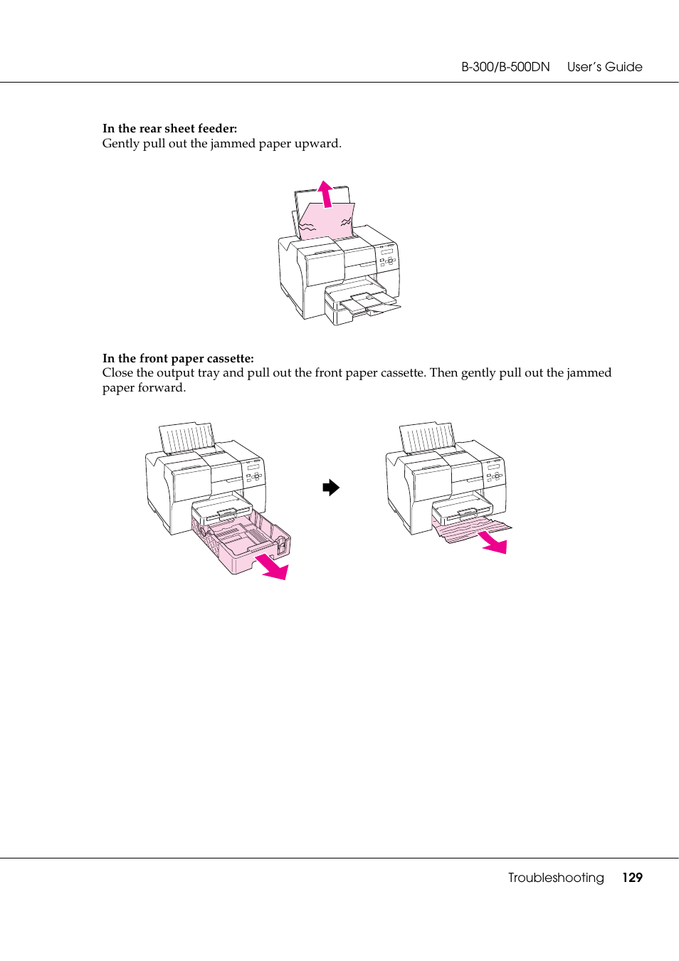 Epson B 500DN User Manual | Page 129 / 168