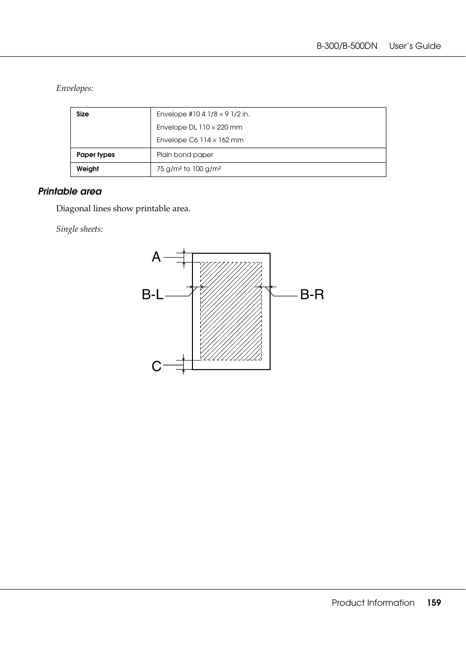 Ac b-l b-r | Epson B 500DN User Manual | Page 159 / 168