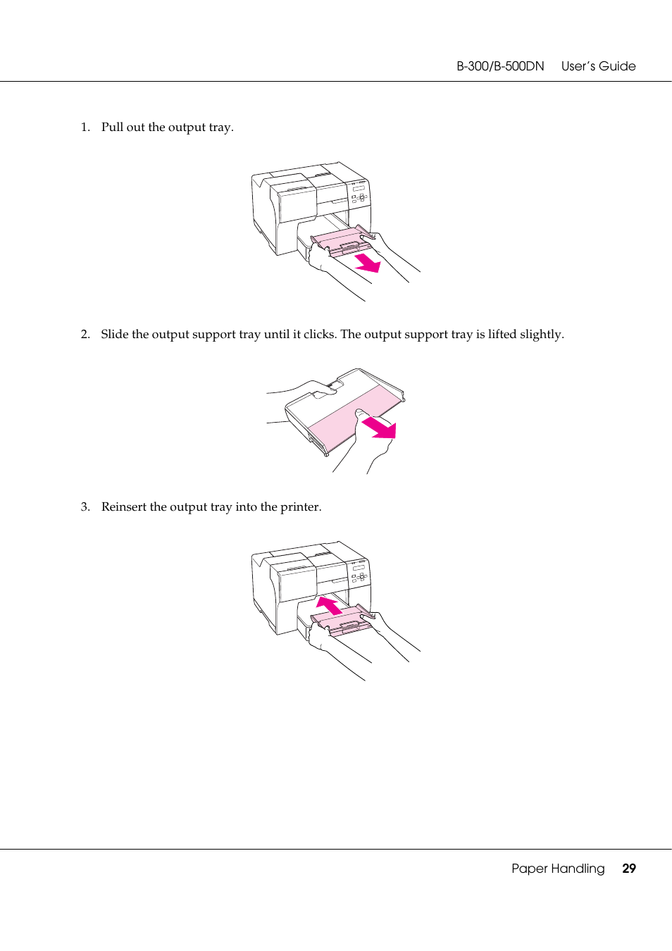 Epson B 500DN User Manual | Page 29 / 168