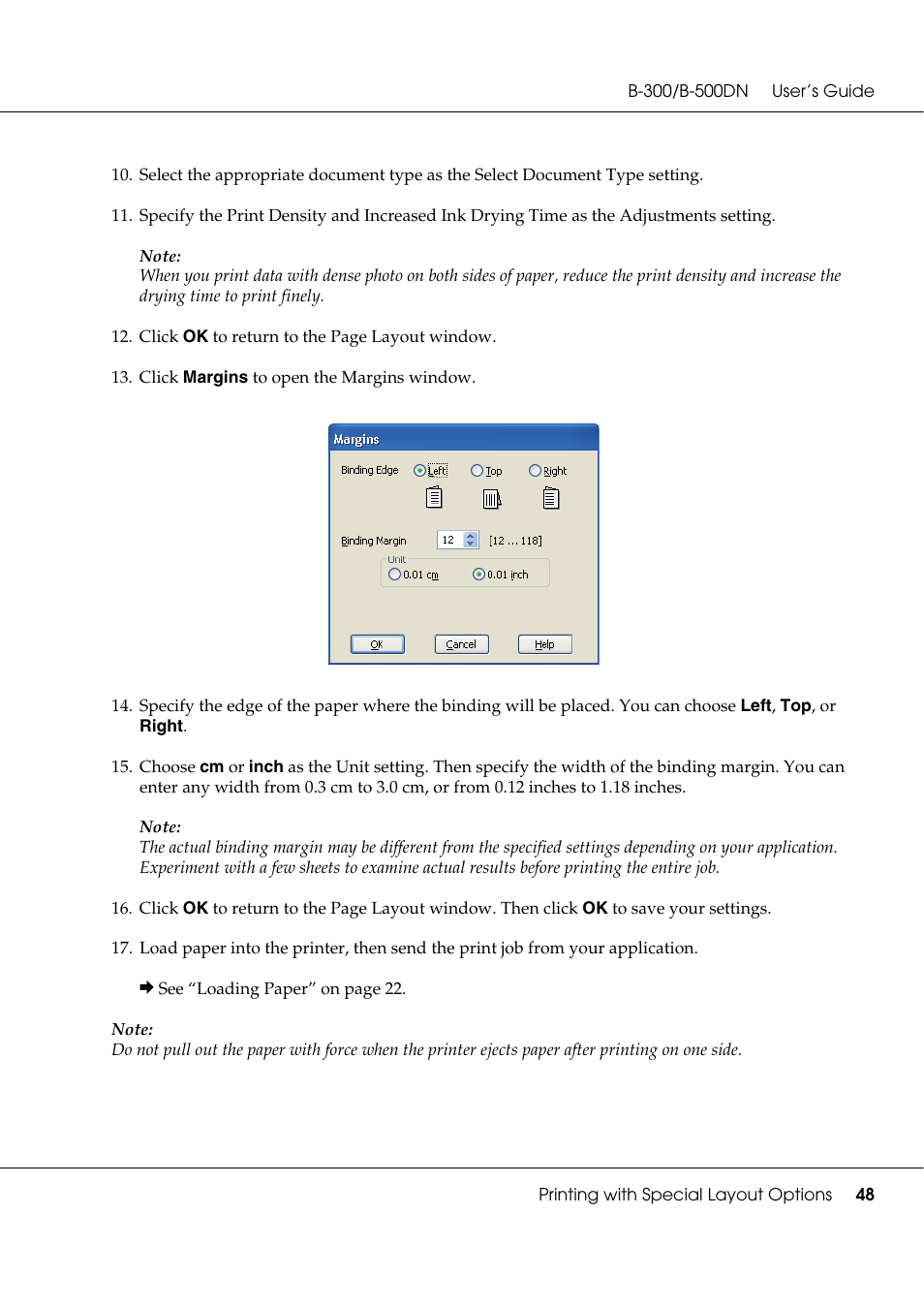 Epson B 500DN User Manual | Page 48 / 168