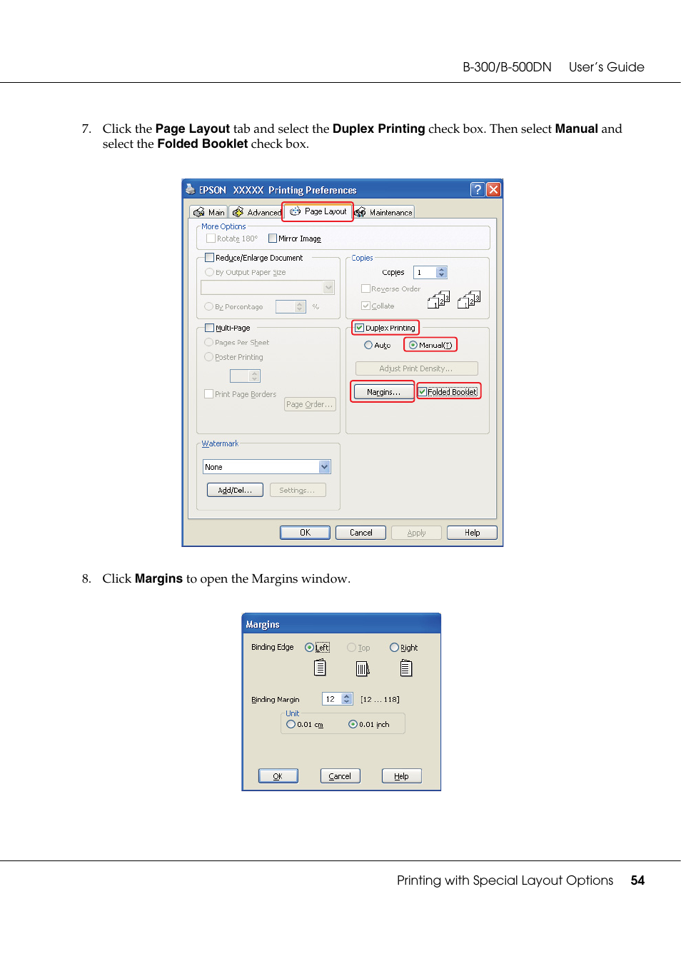 Epson B 500DN User Manual | Page 54 / 168