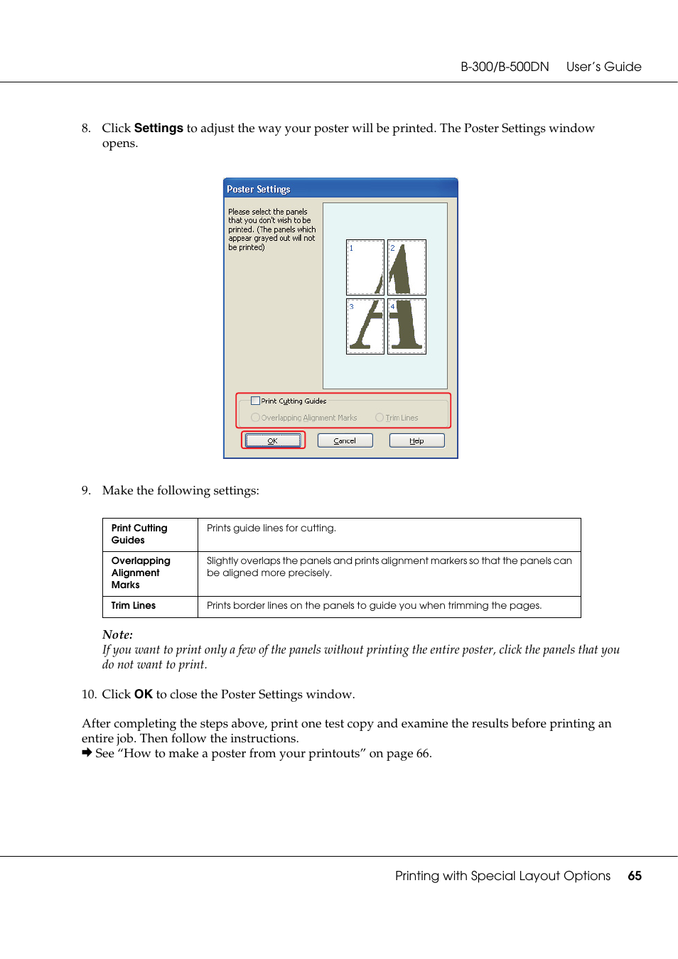 Epson B 500DN User Manual | Page 65 / 168