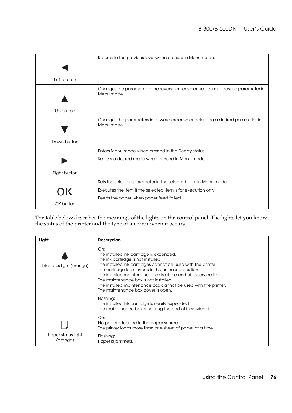 Epson B 500DN User Manual | Page 76 / 168