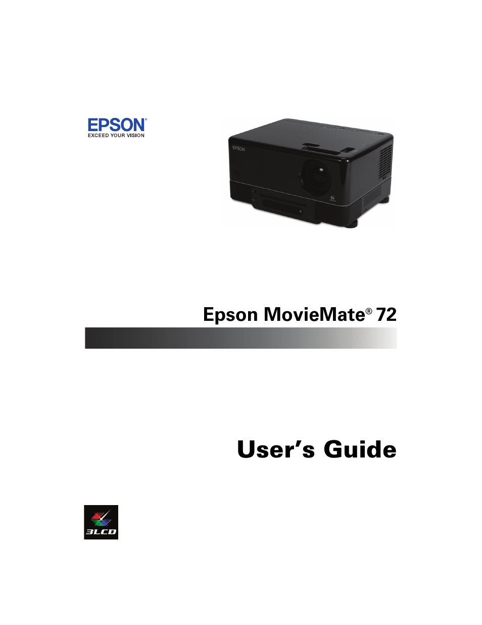 Epson MOVIEMATE 72 User Manual | 70 pages