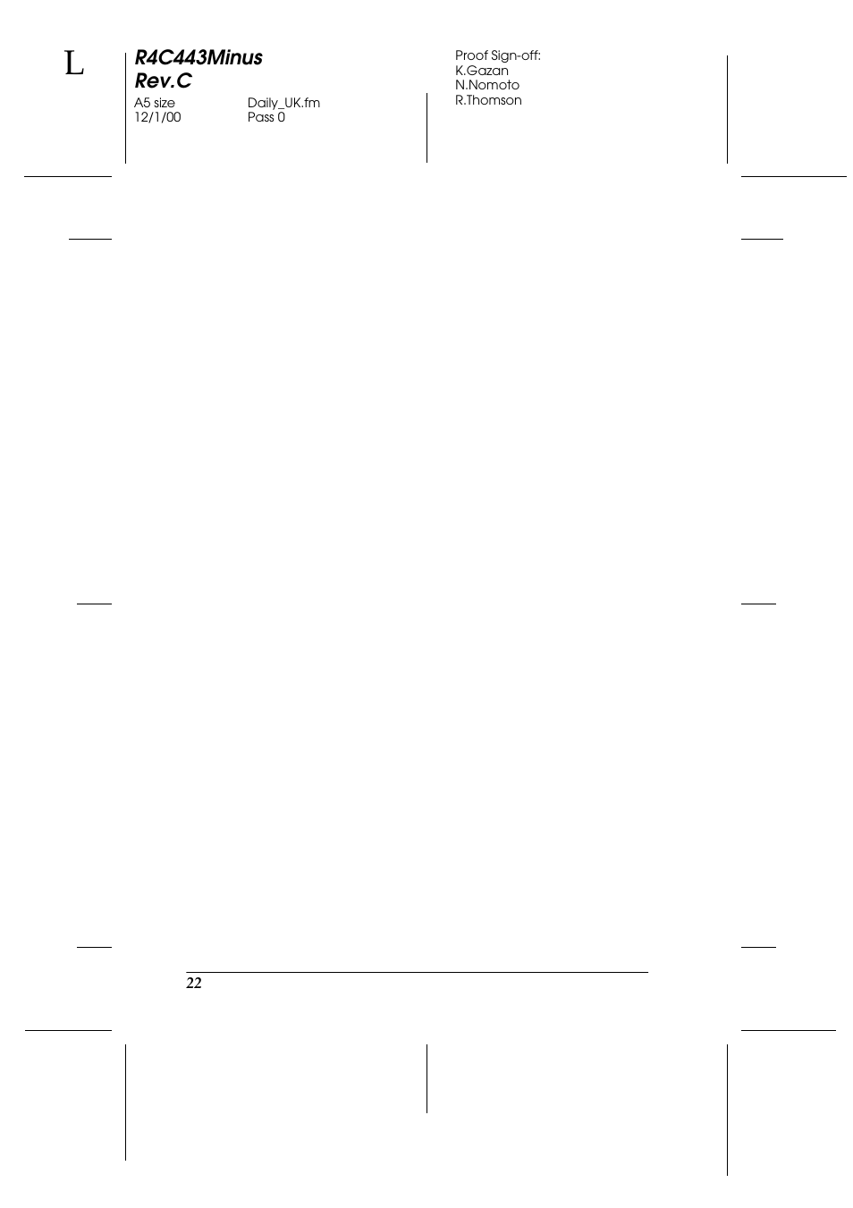 R4c443minus rev.c | Epson 480SXU User Manual | Page 23 / 24