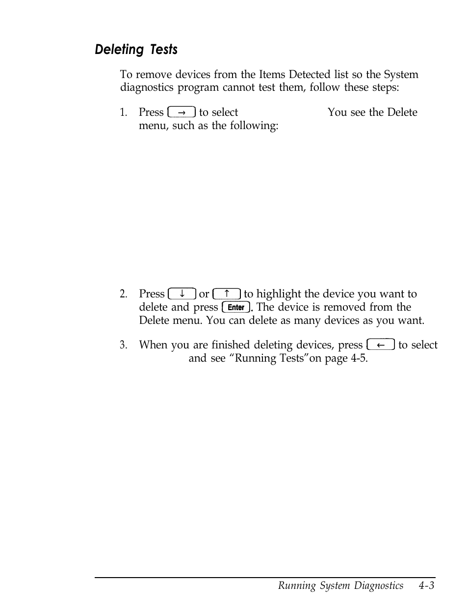 Deleting tests | Epson Endeavor User Manual | Page 112 / 197