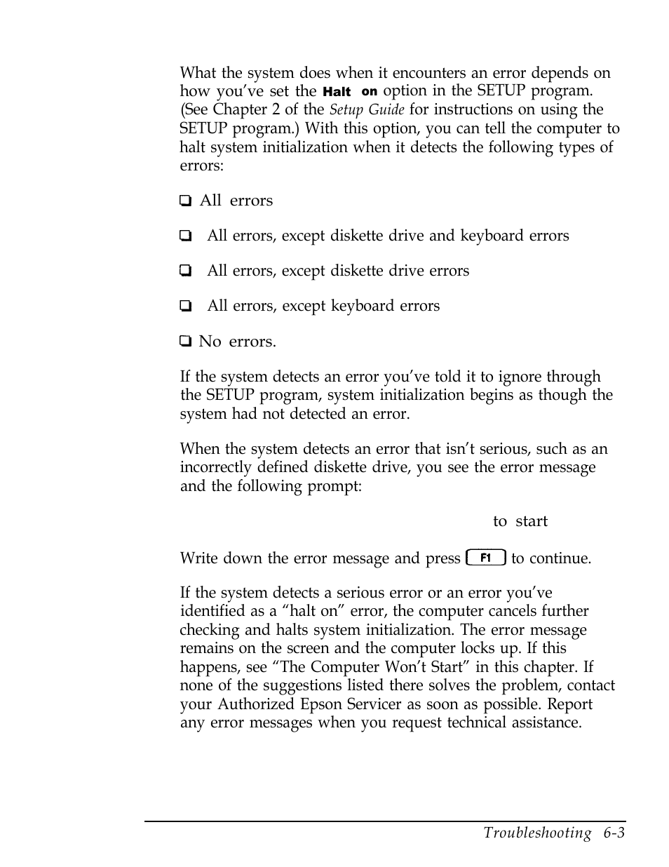 Epson Endeavor User Manual | Page 132 / 197