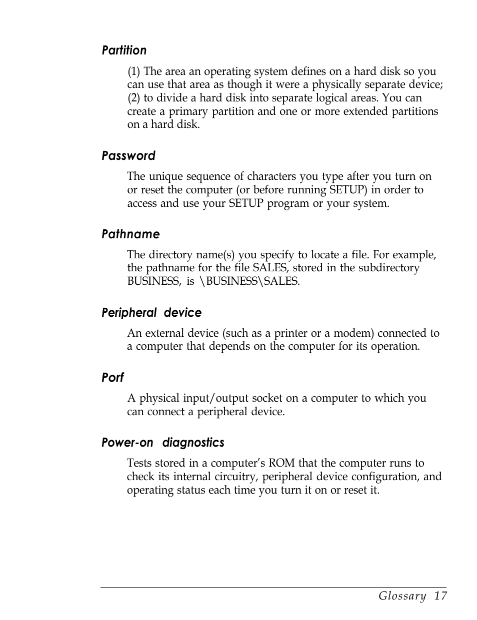 Epson Endeavor User Manual | Page 180 / 197