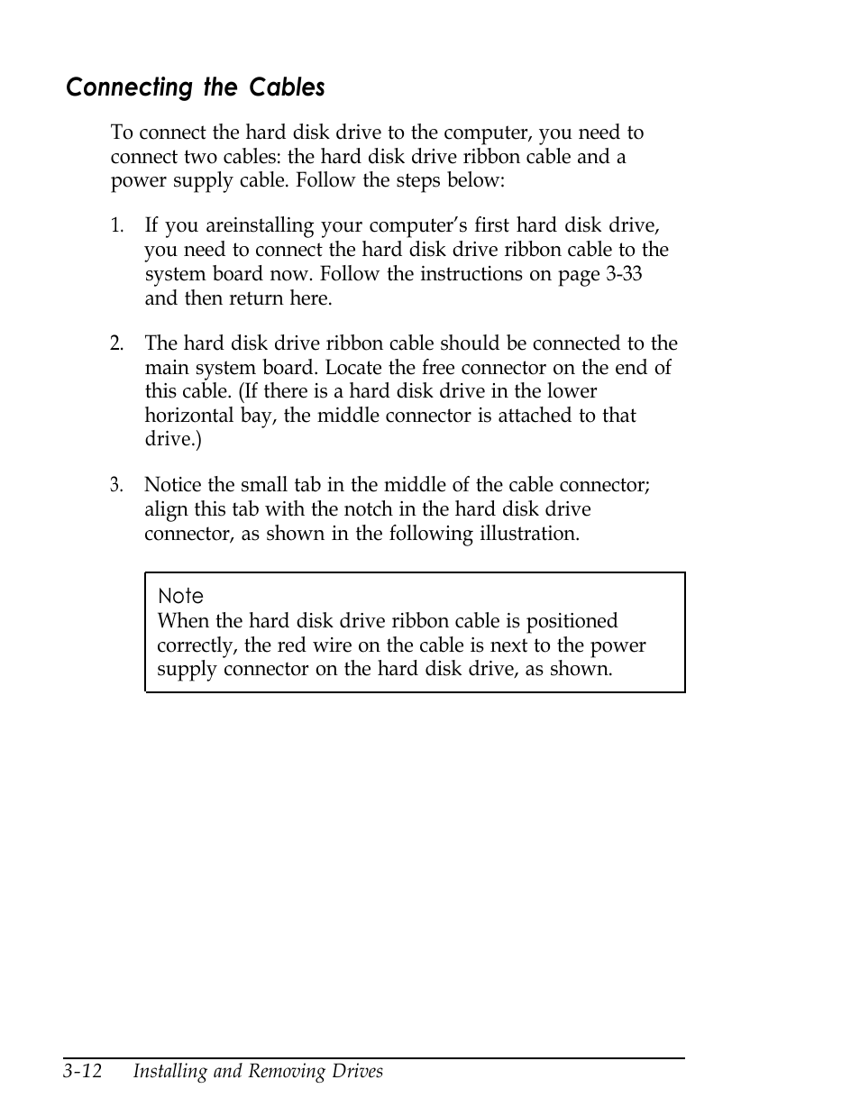 Connecting the cables | Epson Endeavor User Manual | Page 85 / 197