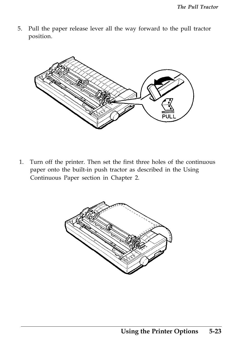 Paper handling | Epson 4500 User Manual | Page 161 / 317