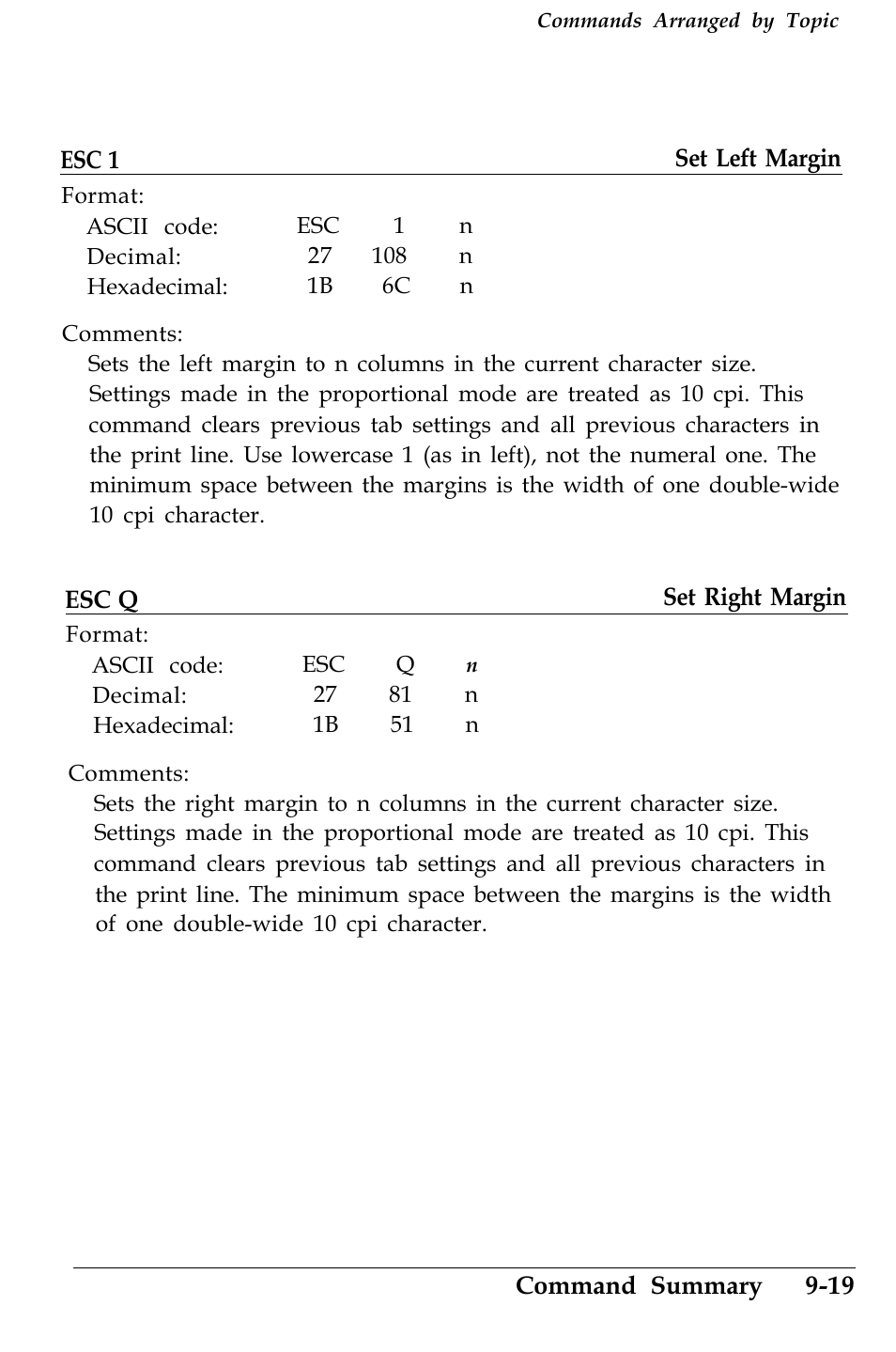 Horizontal motion | Epson 4500 User Manual | Page 270 / 317