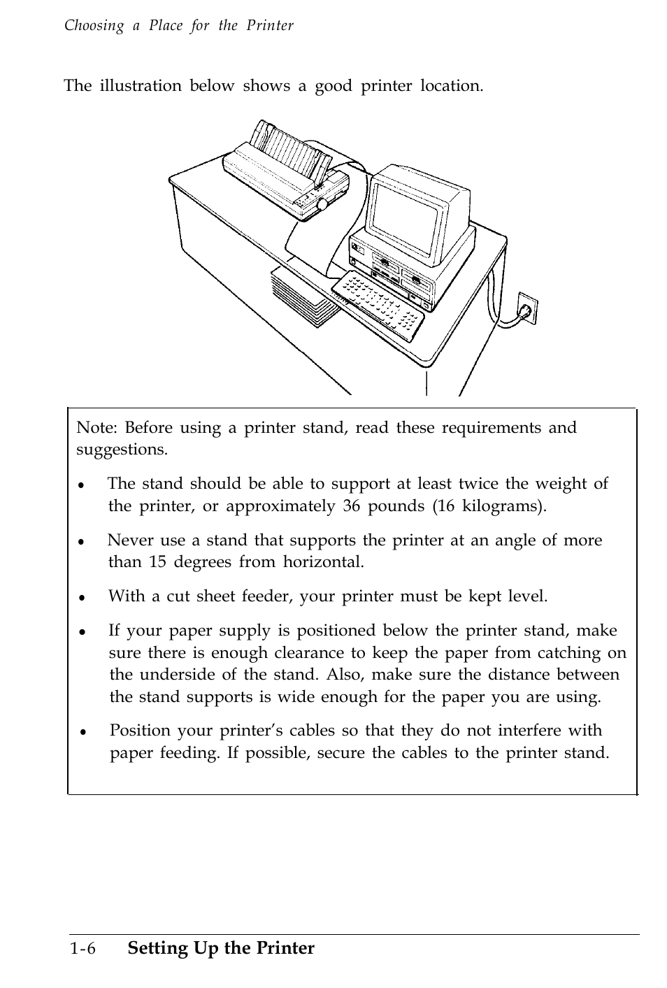 Setting up the printer | Epson 4500 User Manual | Page 28 / 317