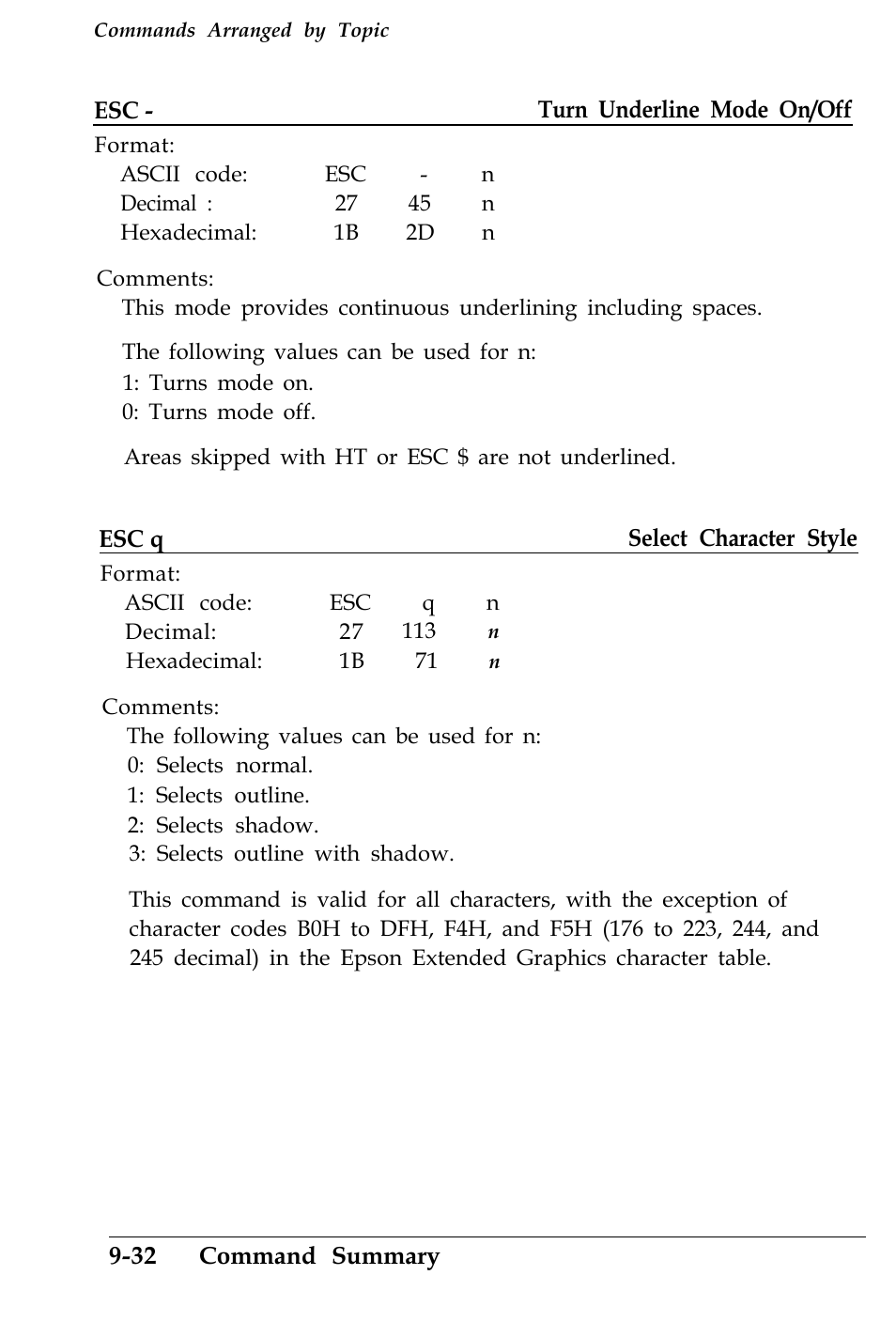 Epson 4500 User Manual | Page 283 / 317