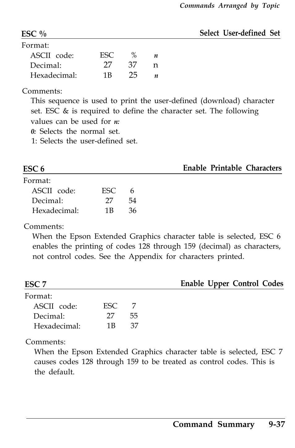Epson 4500 User Manual | Page 288 / 317