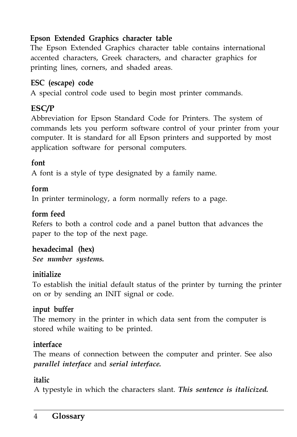 Epson 4500 User Manual | Page 302 / 317