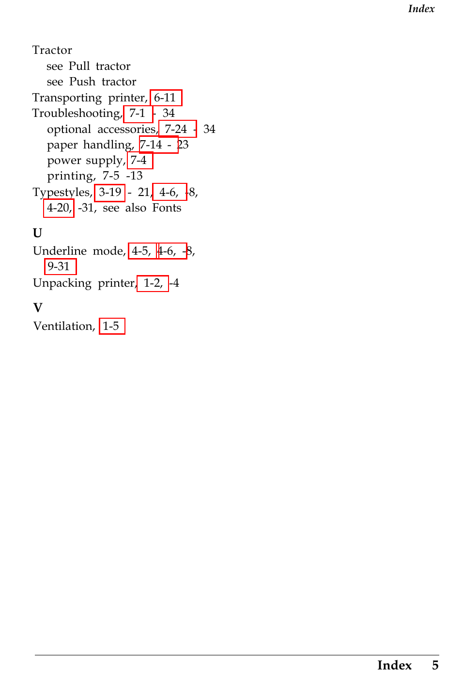 Epson 4500 User Manual | Page 311 / 317