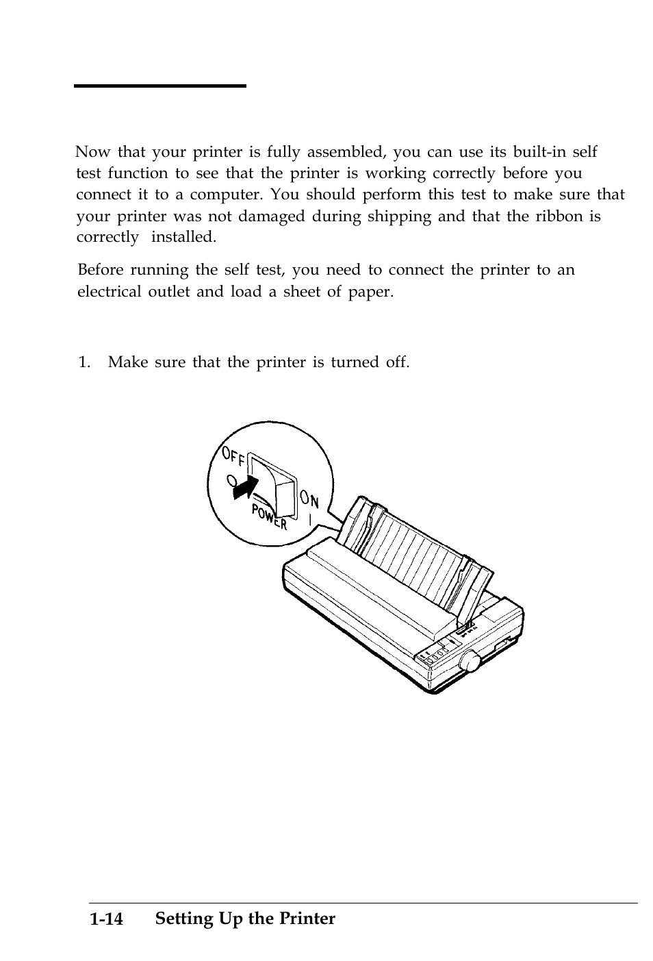 Testing the printer, Plugging in the printer | Epson 4500 User Manual | Page 36 / 317