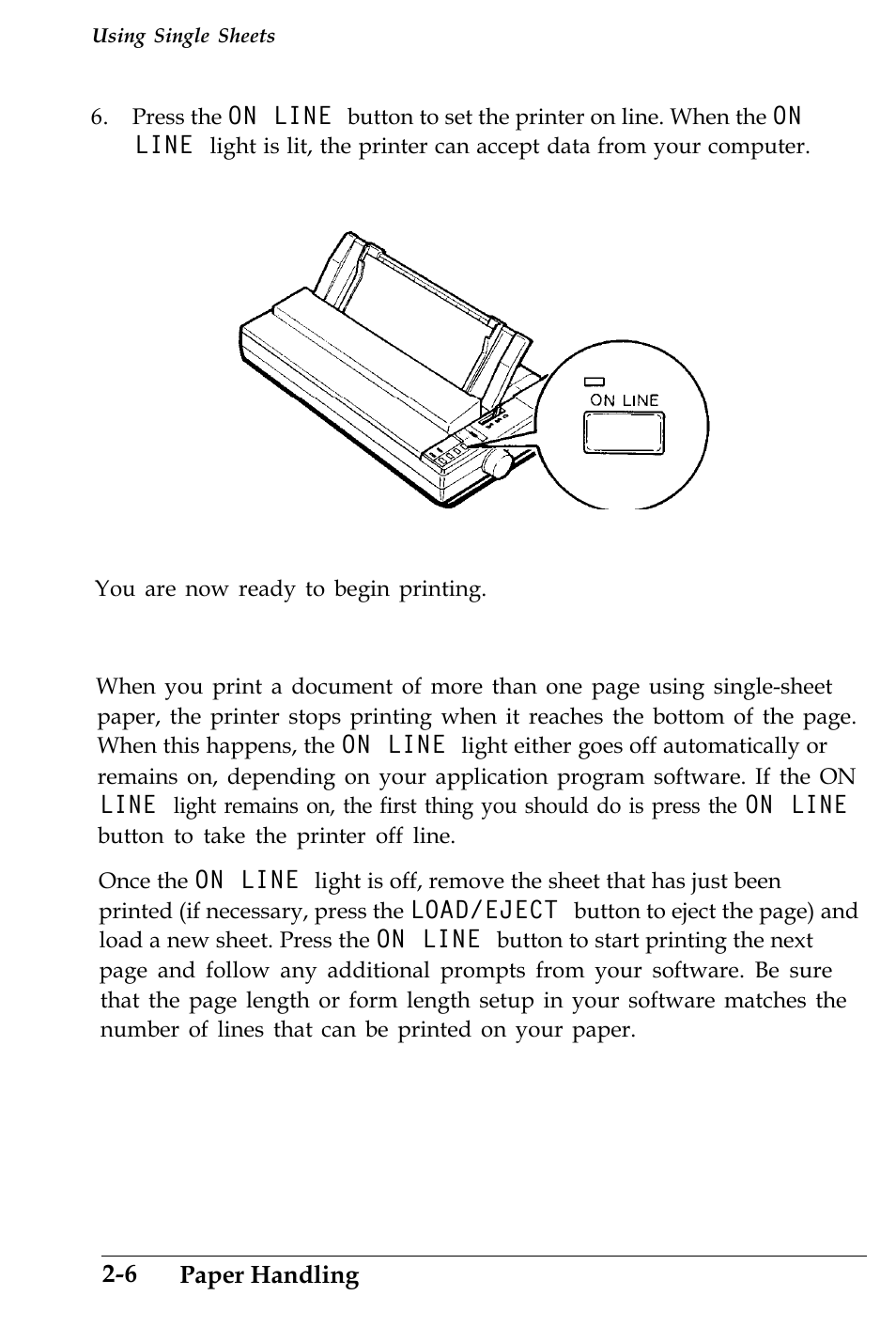 Reloading during printing | Epson 4500 User Manual | Page 54 / 317