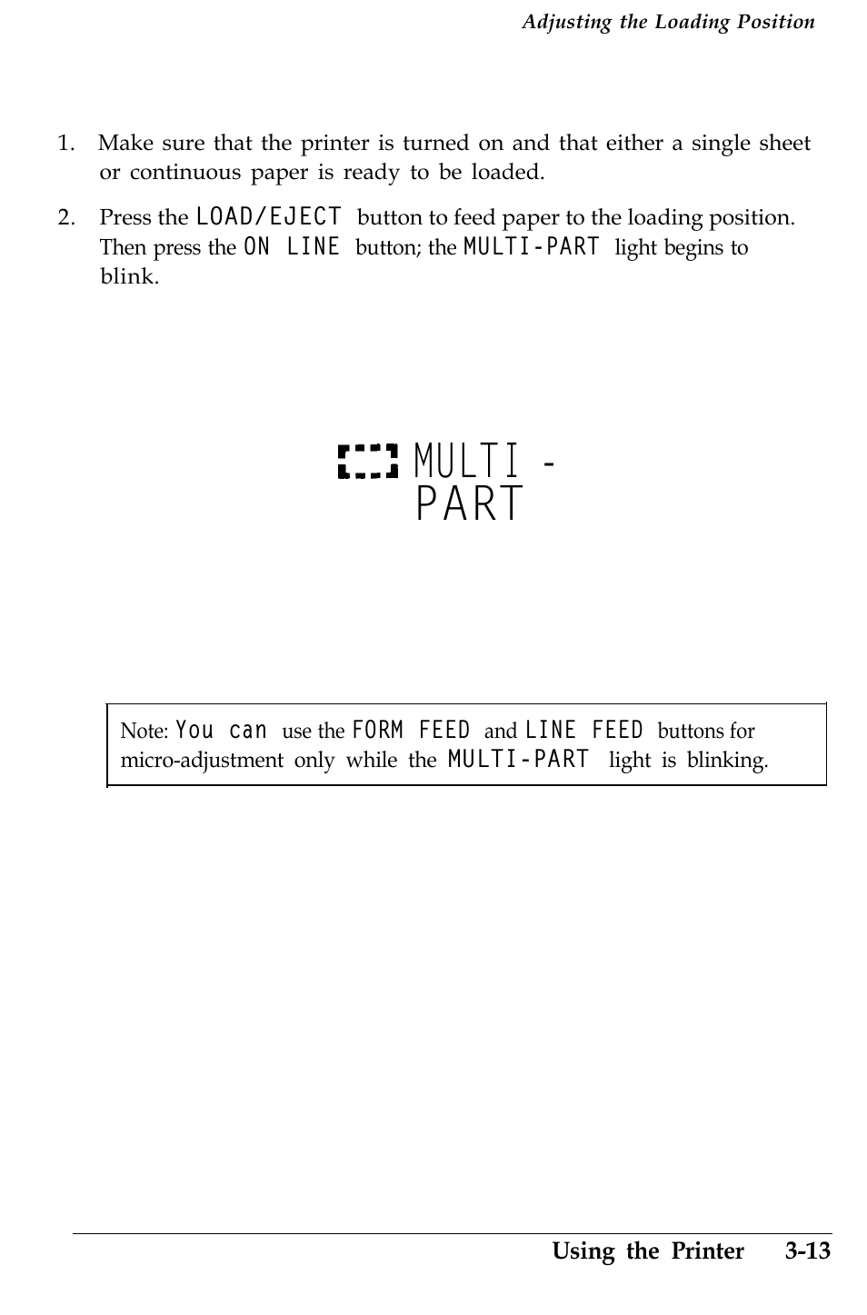 Using micro-adjustment, Multi - part | Epson 4500 User Manual | Page 92 / 317