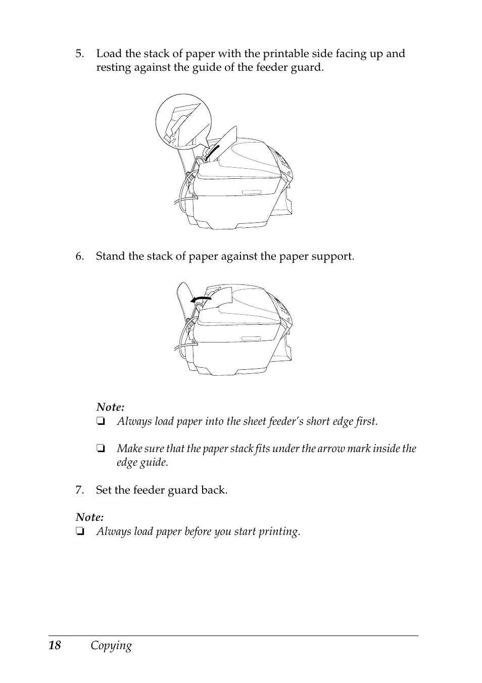 Epson STYLUS RX500 User Manual | Page 18 / 99